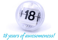 18years of awesomeness!